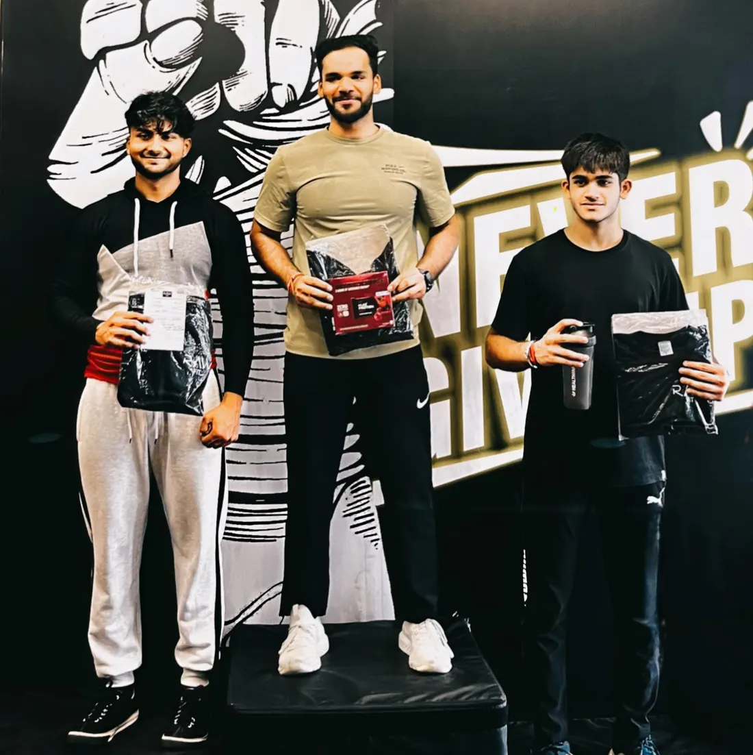 Hustle Up challenge winners